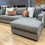 modern grey sectional in rockford, il