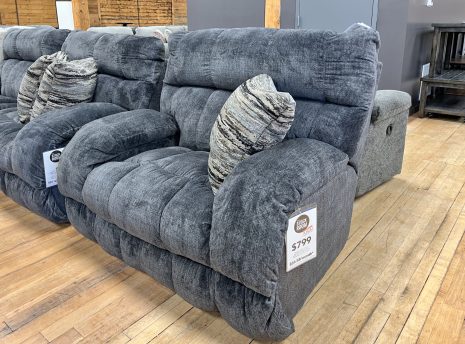 reclining chair and a half at the stock room furniture store in rockford, il