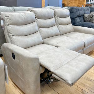 Beige reclining sofa in Rockford, IL