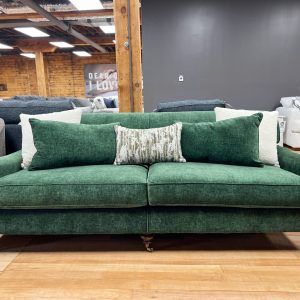 Transitional Two Seat Sofa in Emerald