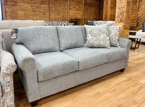 IMG_7292 Modern Three-Seat Sofa In Linen Gray