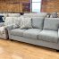 Traditional Three Seat Sofa in Light Grey_2