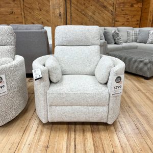 Radius Swivel Power Recliner in Natural Beauty Quartz