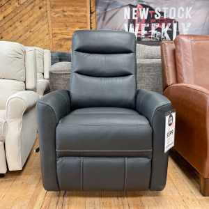 Hercules Black Swivel Glider Recliner Chair