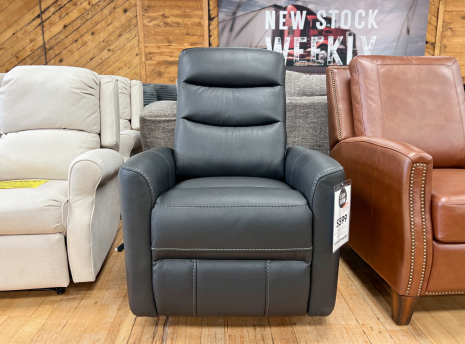 Hercules Black Swivel Glider Recliner Chair